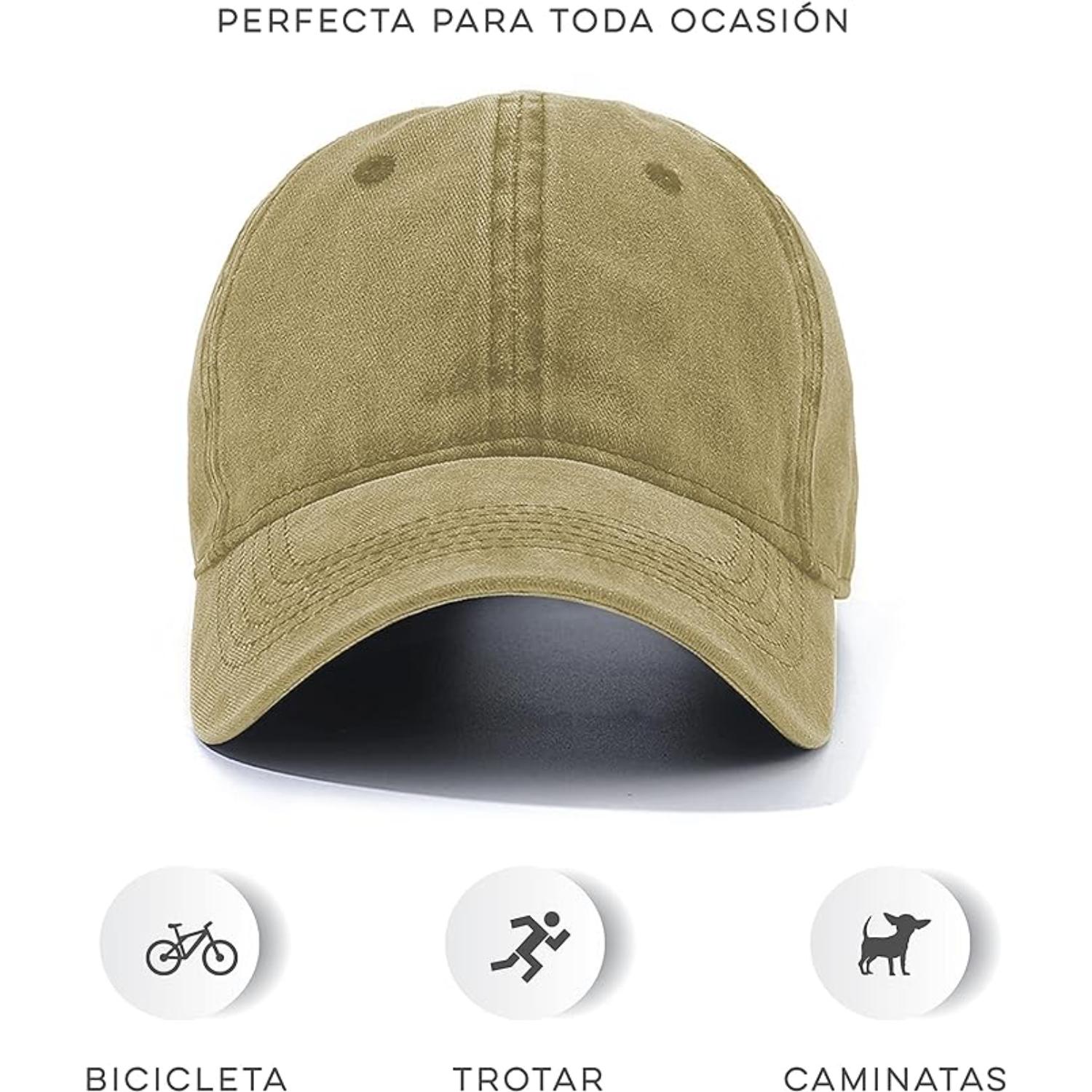 Foto 4 pulgar | Gorra Vintage Vedicci Deslavada Beige