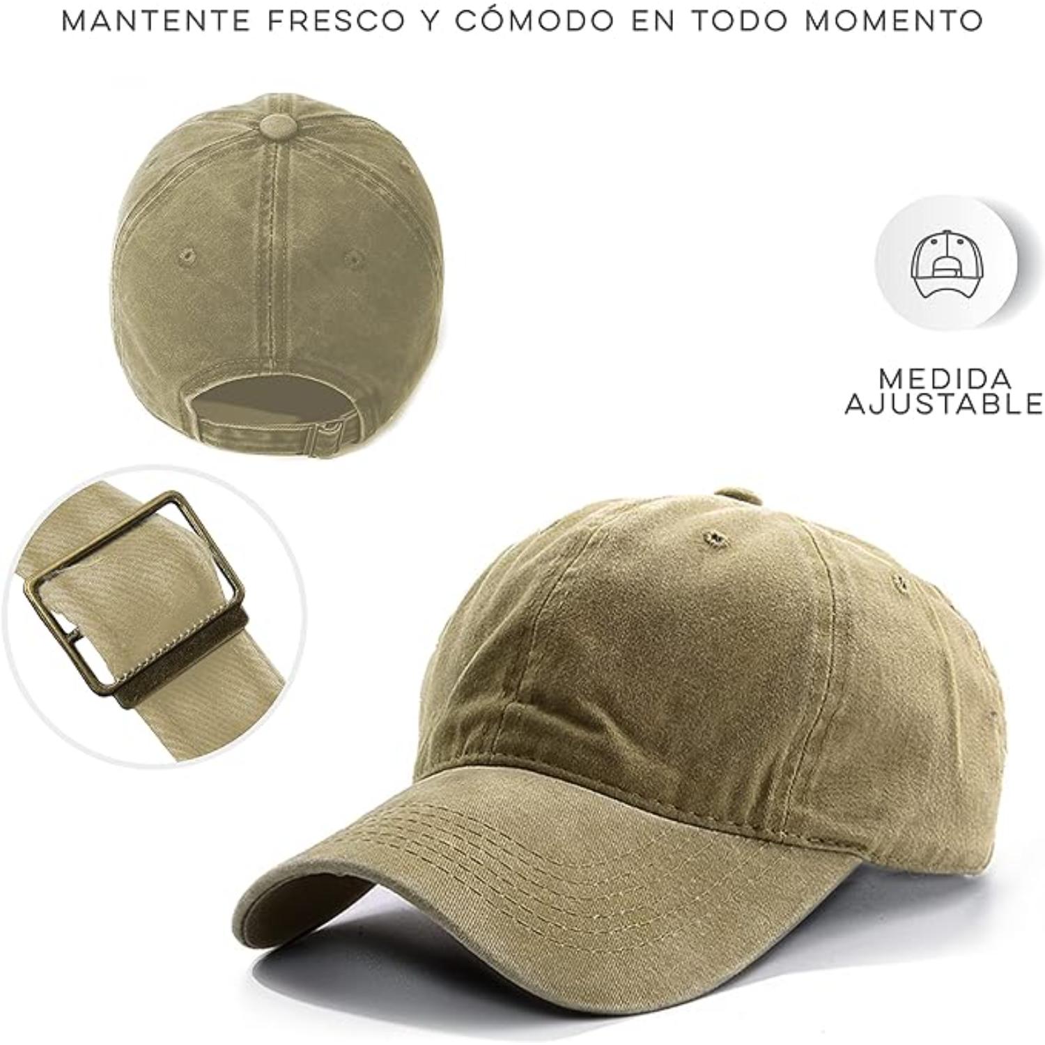 Foto 6 pulgar | Gorra Vintage Vedicci Deslavada Beige