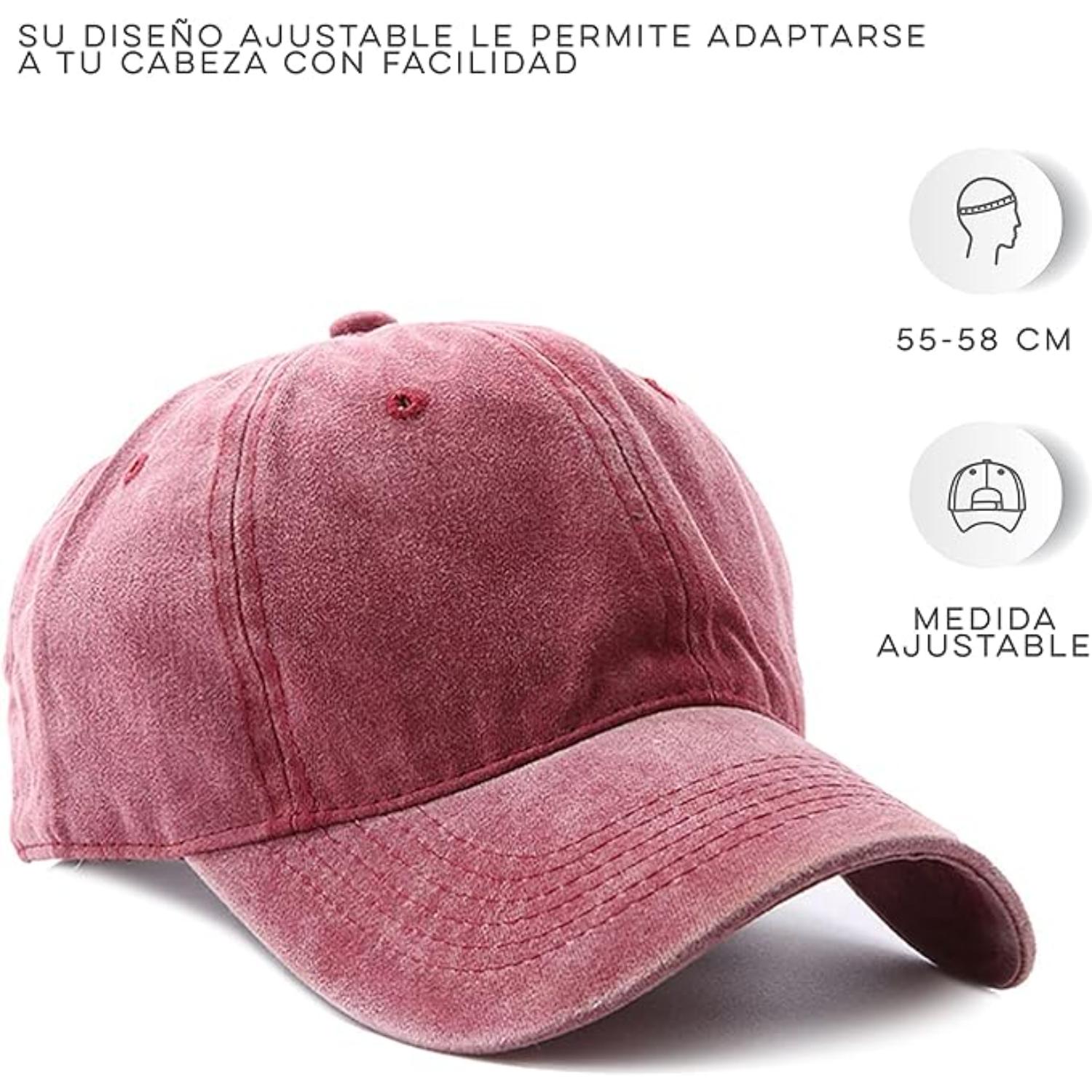 Foto 4 pulgar | Gorra Vintage Vedicci Deslavada Roja