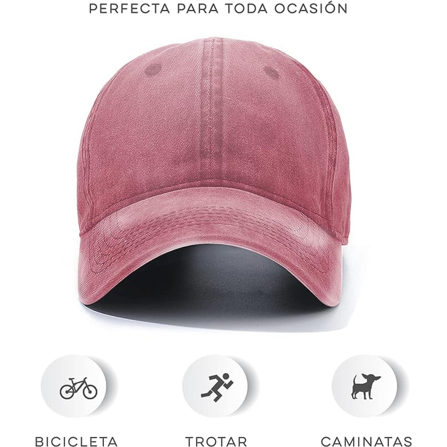 Foto 5 pulgar | Gorra Vintage Vedicci Deslavada Roja