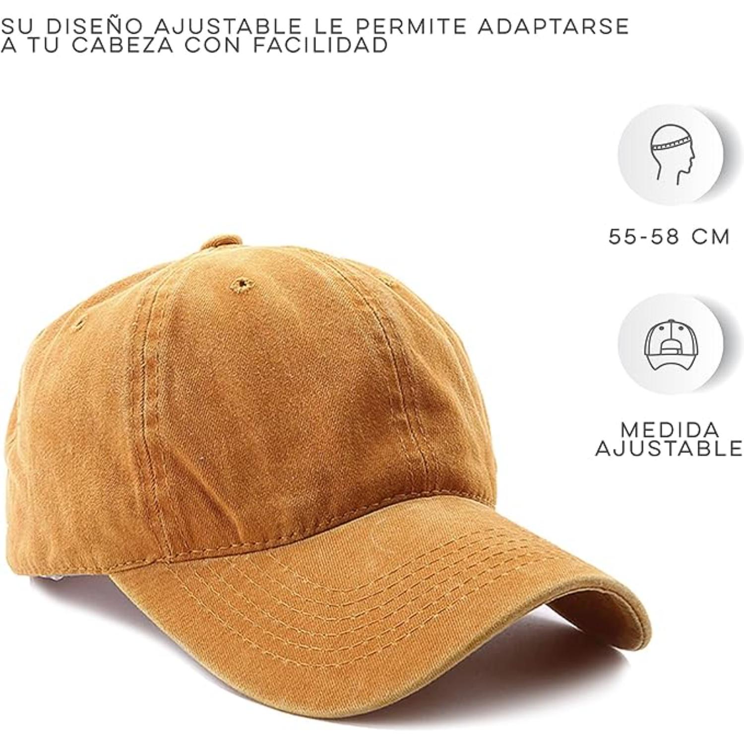 Foto 4 pulgar | Gorra Vintage Vedicci Deslavada Amarilla