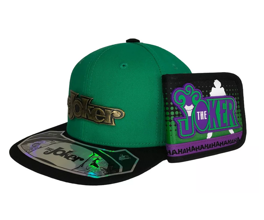 Gorra + Cartera Joker DC Comics Verde