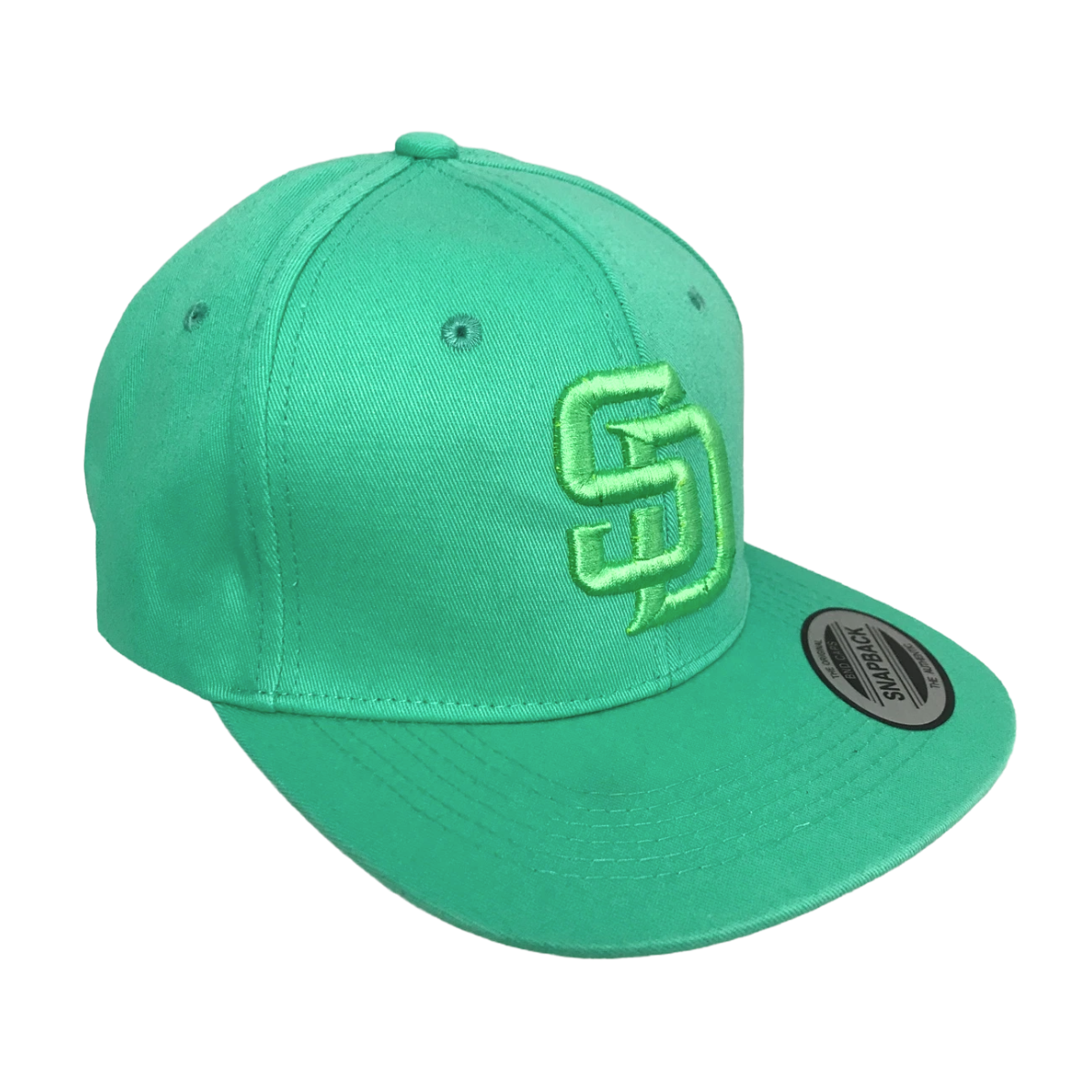 Foto 4 pulgar | Gorra Plana Premium Bordada Menta