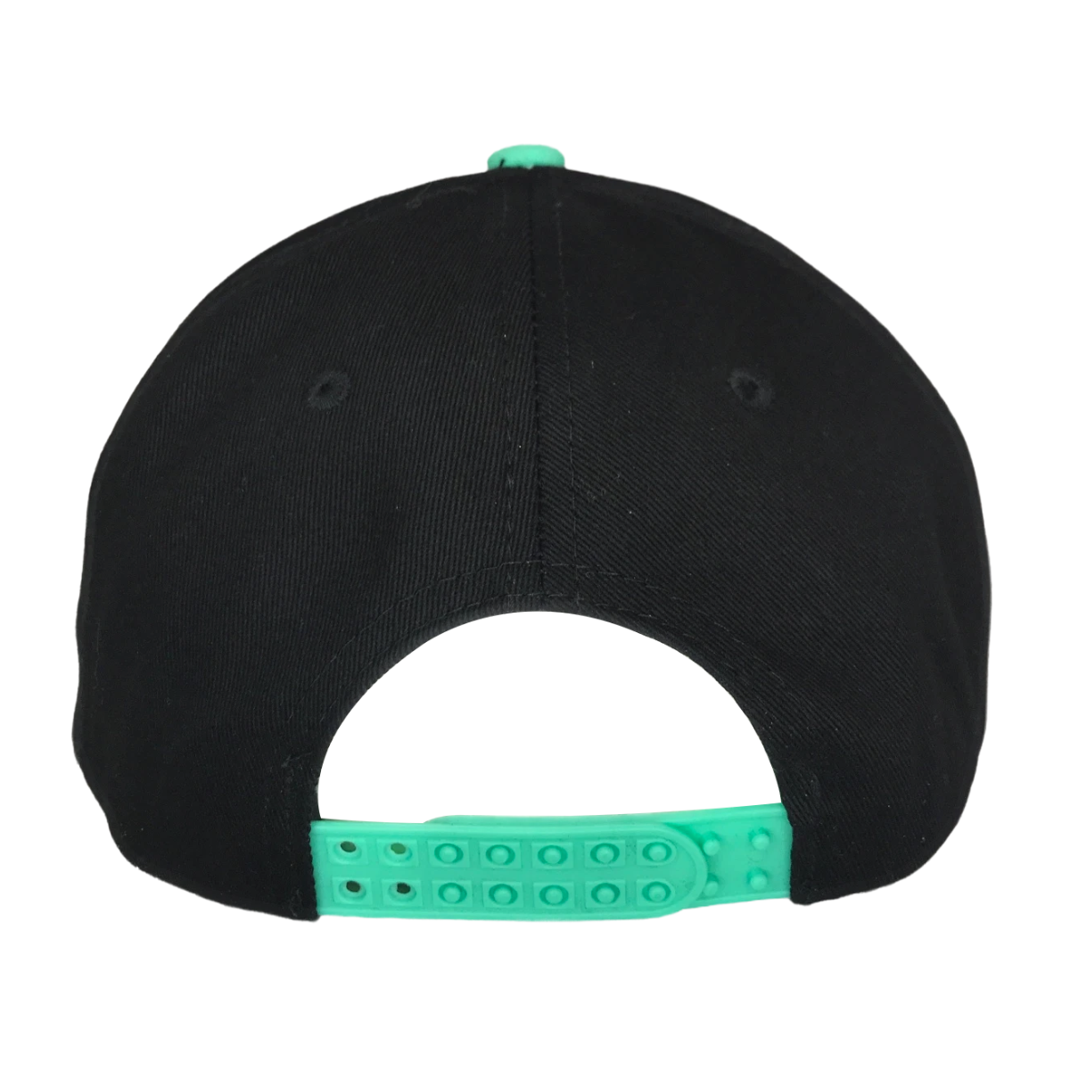 Foto 5 pulgar | Gorra Plana Premium Bordada Negro/ Menta