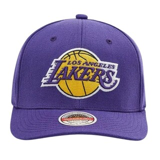 Foto 3 | Gorra Mitchell & Ness Stretch Snapback Lakers Hombre Nba Purpura