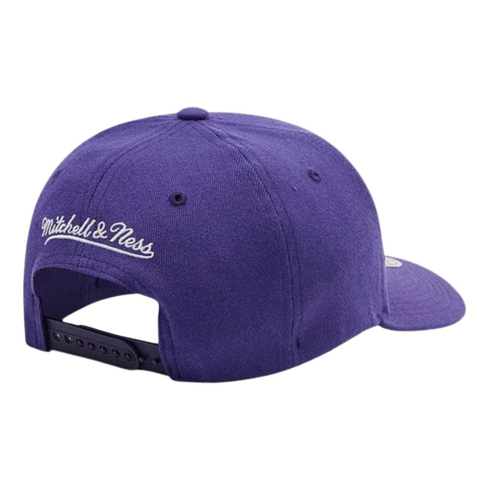 Foto 5 pulgar | Gorra Mitchell & Ness Stretch Snapback Lakers Hombre Nba Purpura