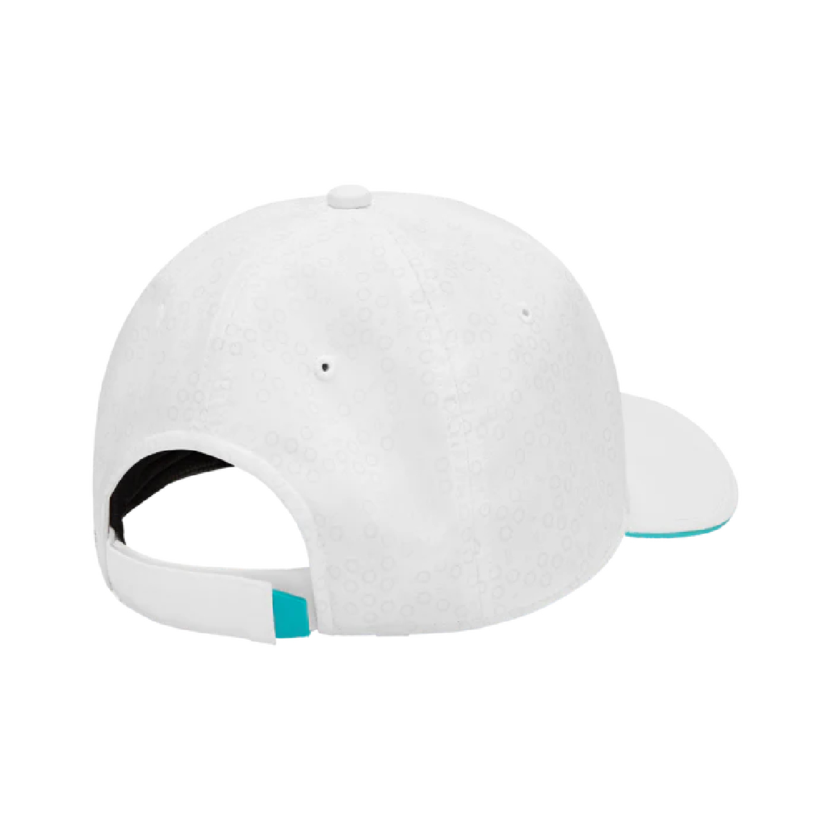 Foto 4 pulgar | Gorra blanca Mercedes AMG Petronas con estrella bordada