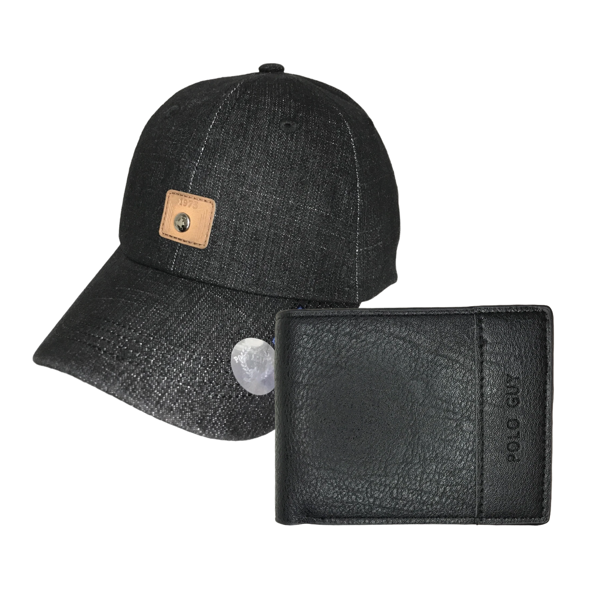 Foto 2 pulgar | Kit Gorra y Cartera Polo Guy Club Gris Oscuro