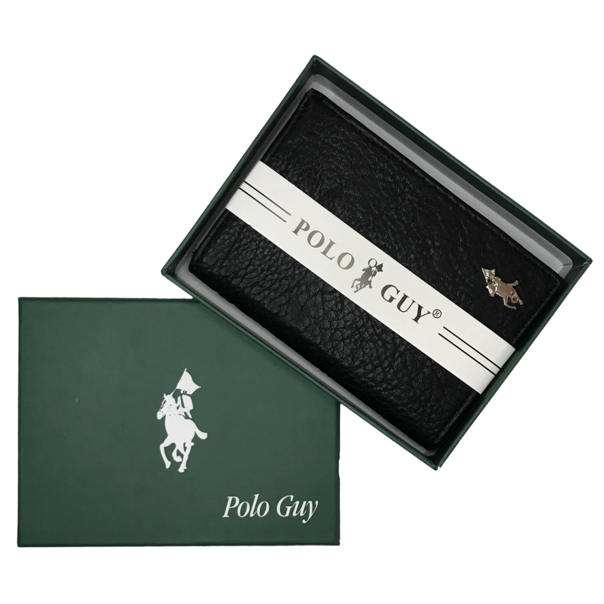 Foto 4 pulgar | Kit Gorra Y Cartera De Vinil Polo Guy Club  Gris