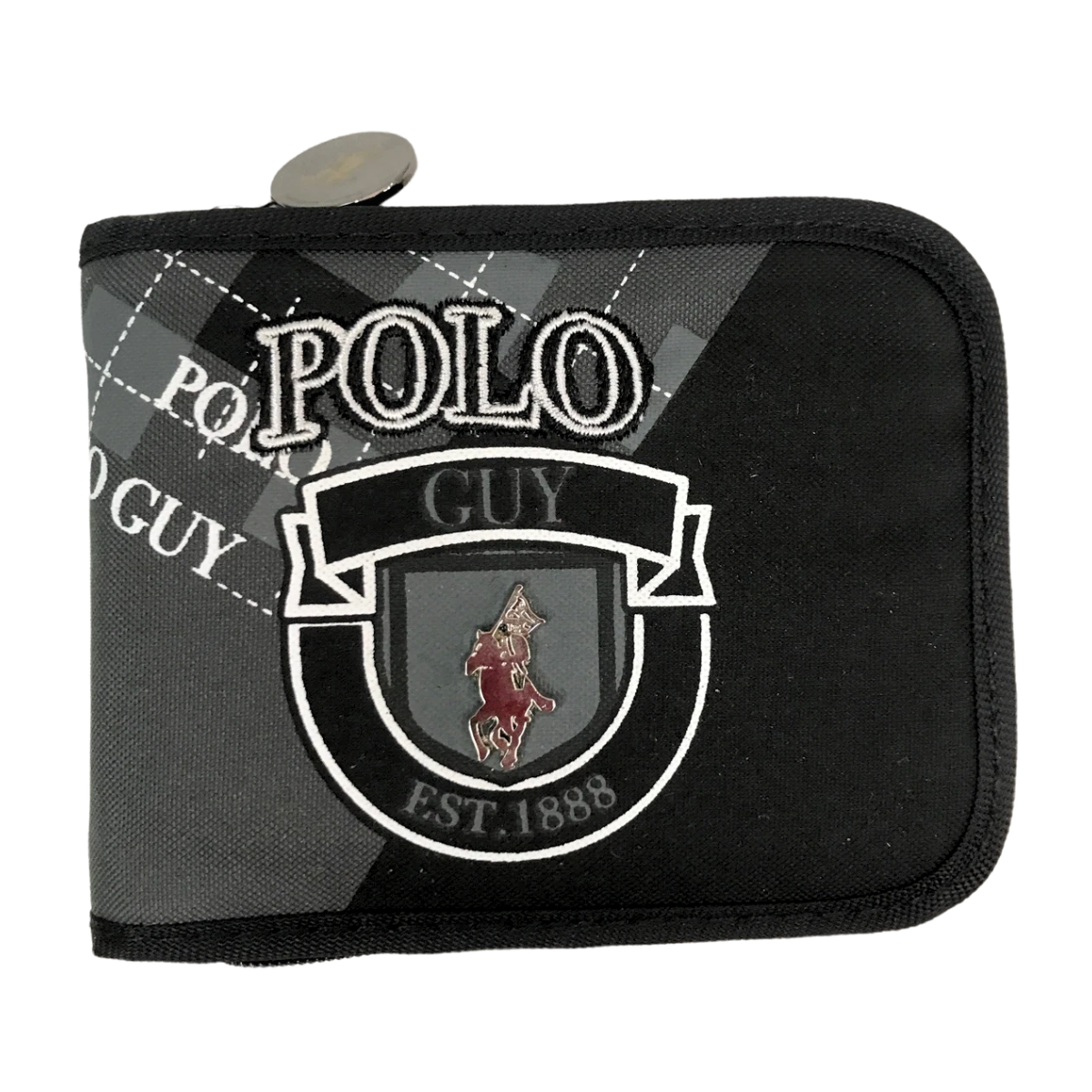 Foto 3 | Kit Gorra Y Cartera De Cierre Polo Guy Negro
