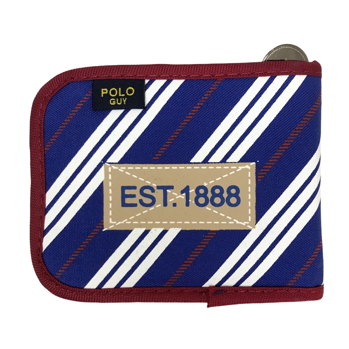 Foto 6 pulgar | Kit Gorra Y Cartera De Cierre Polo Guy Azul Marino