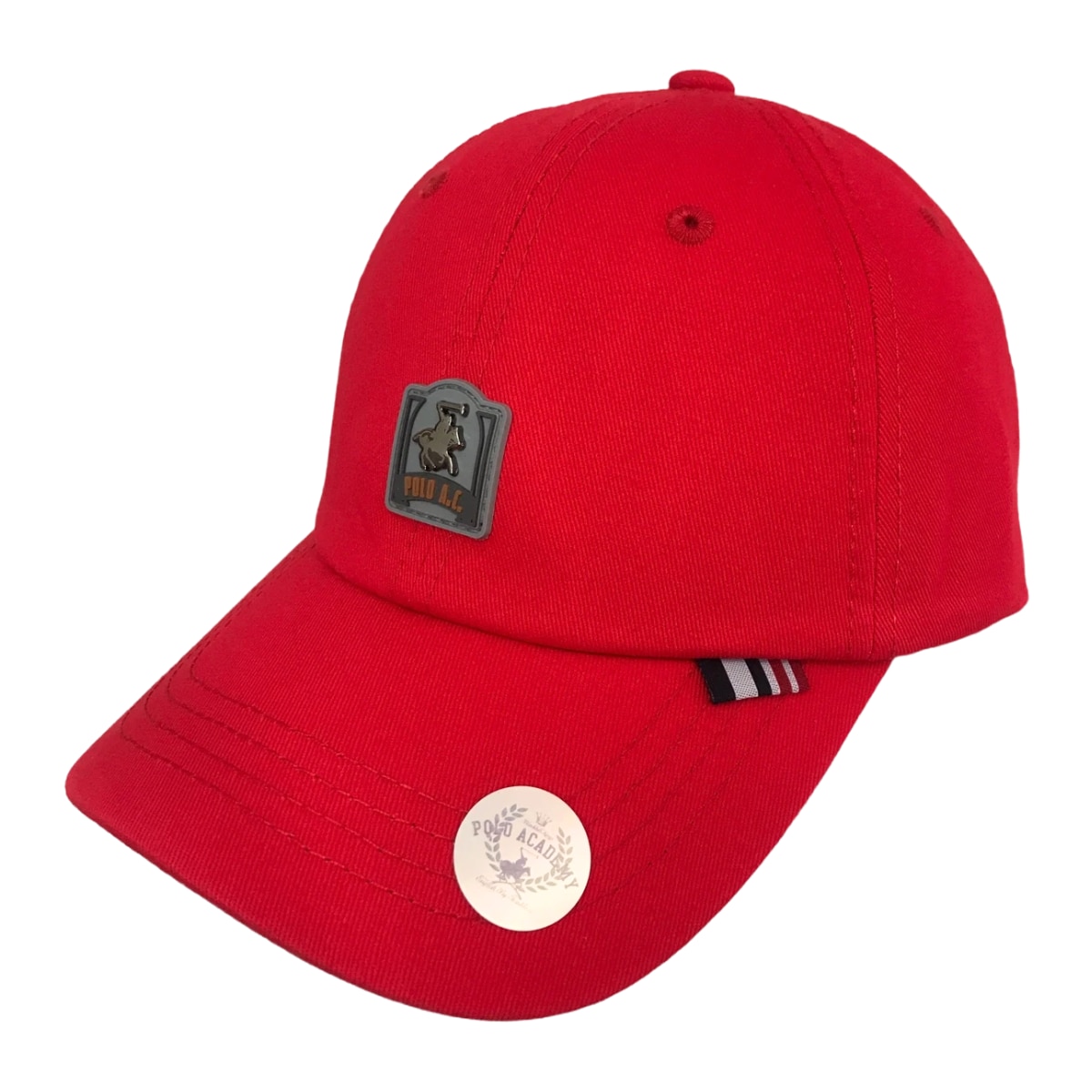 Kit Gorra Y Cartera De Vinipiel Polo Guy Club Rojo $539