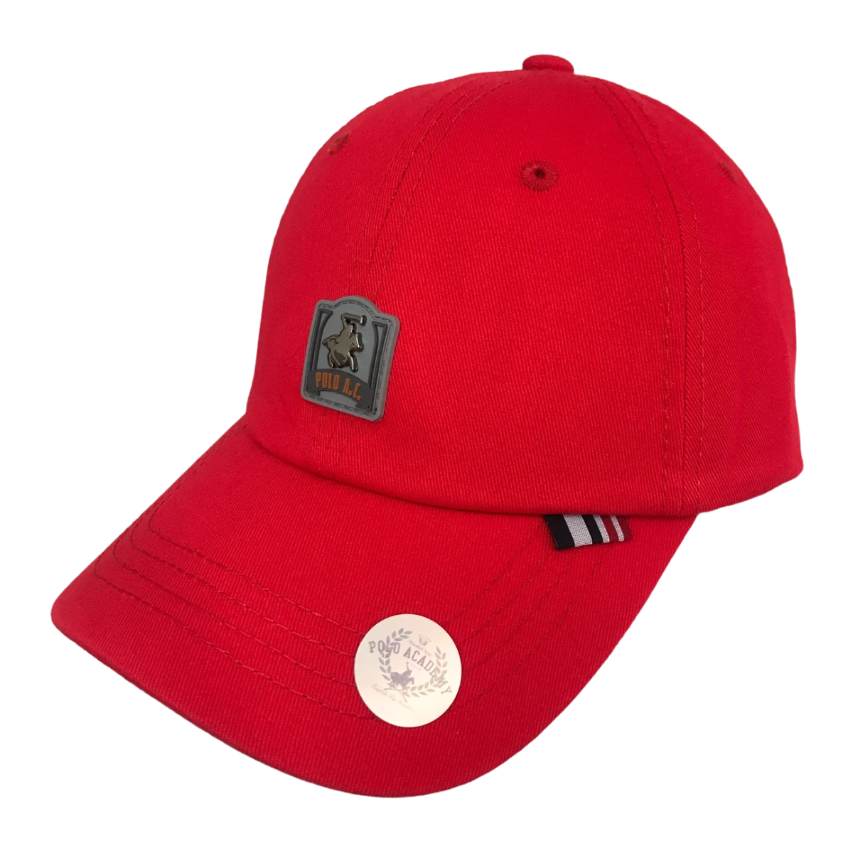 Foto 2 pulgar | Kit Gorra Y Cartera De Vinipiel Polo Guy Club Rojo