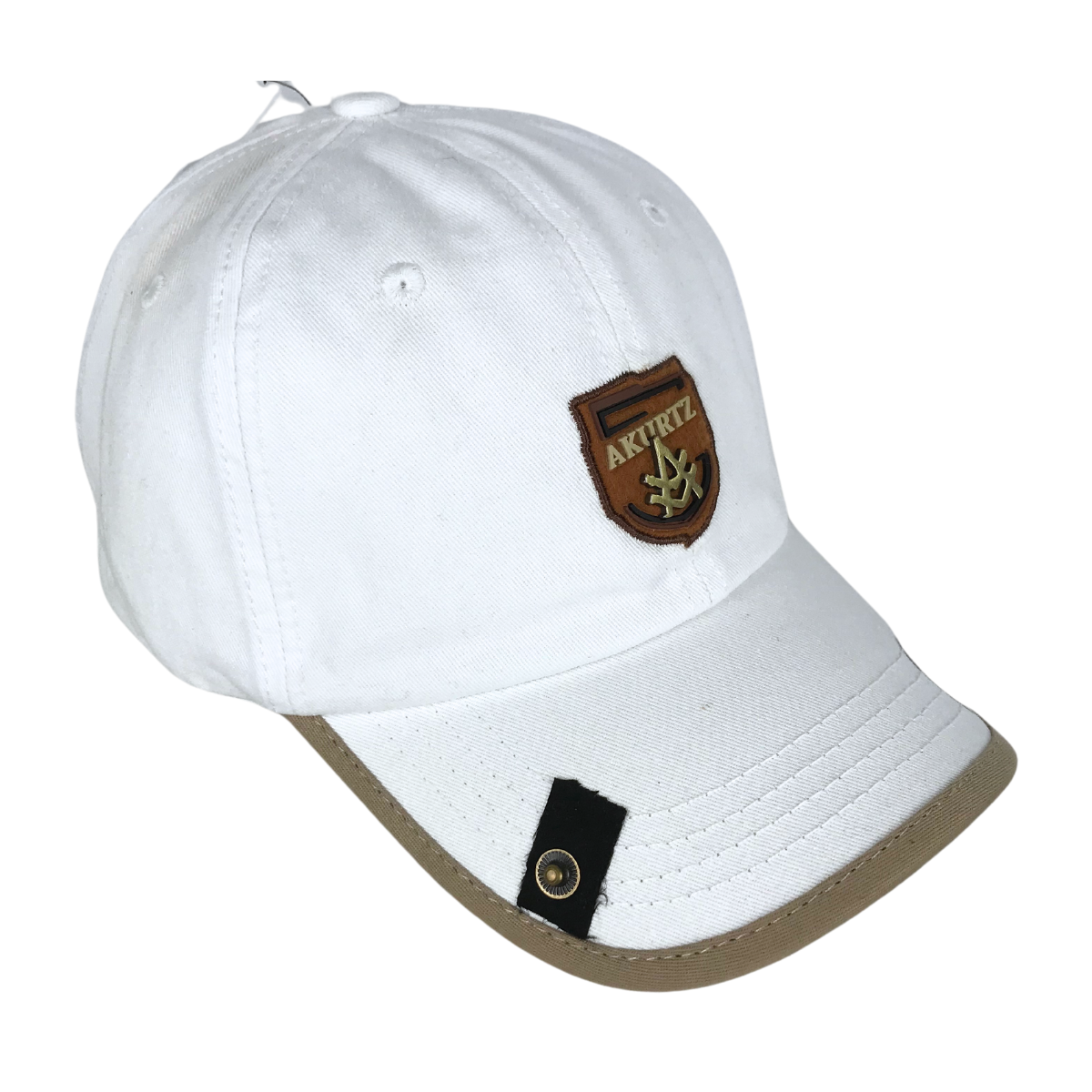 Foto 4 pulgar | Gorra Bordada Curva Akurtz Blanco