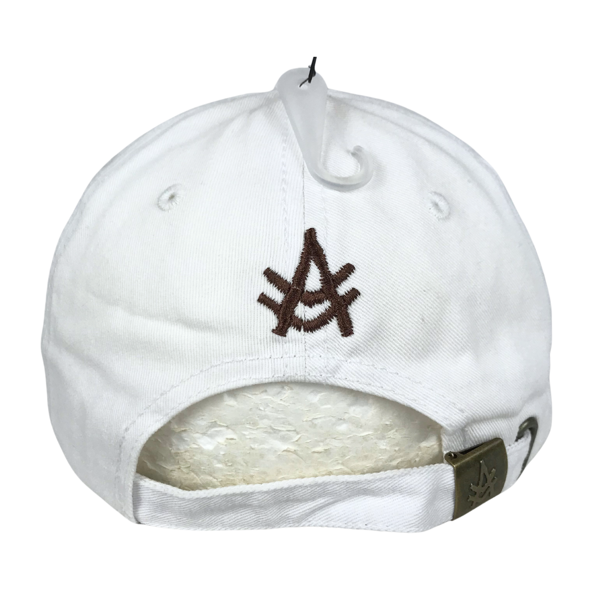 Foto 5 pulgar | Gorra Bordada Curva Akurtz Blanco