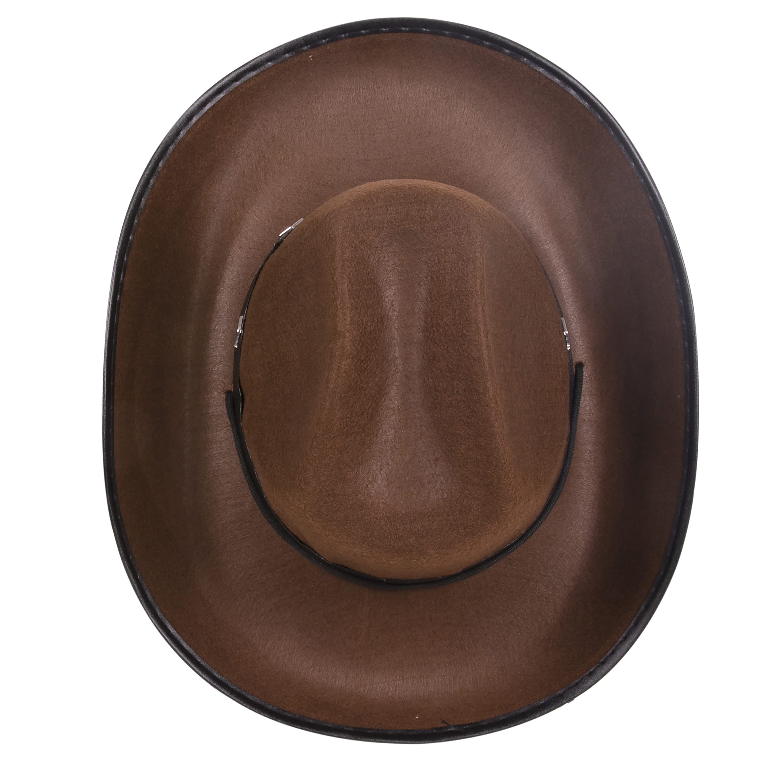 Foto 8 pulgar | Sombrero Vaquero De Fieltro Marrón Canguro Para Hombre Y Mujer - Venta Internacional.