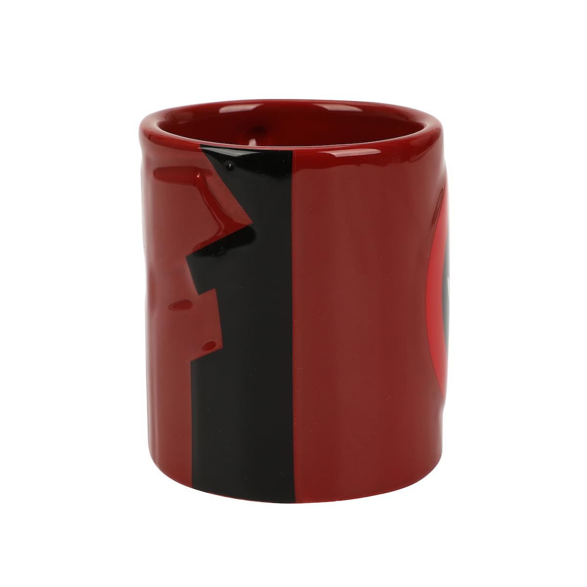 Foto 4 pulgar | Taza Bioworld Con Disfraz Y Logotipo De Deadpool, 473 Ml, Color Rojo Y Negro - Venta Internacional.