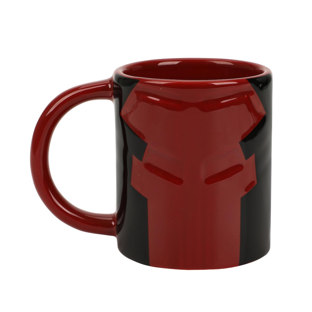 Foto 6 pulgar | Taza Bioworld Con Disfraz Y Logotipo De Deadpool, 473 Ml, Color Rojo Y Negro - Venta Internacional.