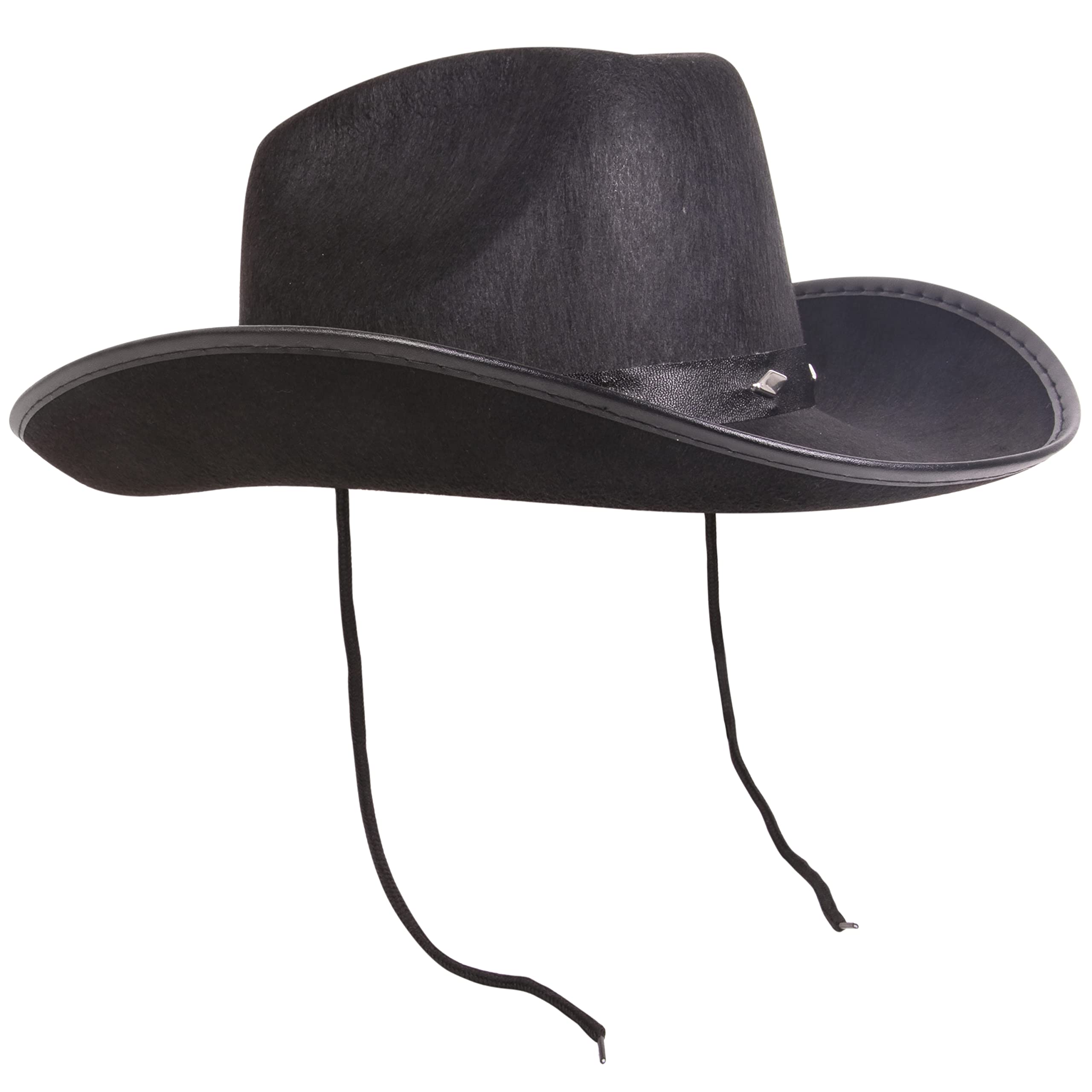 Foto 6 pulgar | Sombrero Vaquero De Fieltro Negro Tipo Canguro Para Hombre Y Mujer - Venta Internacional.