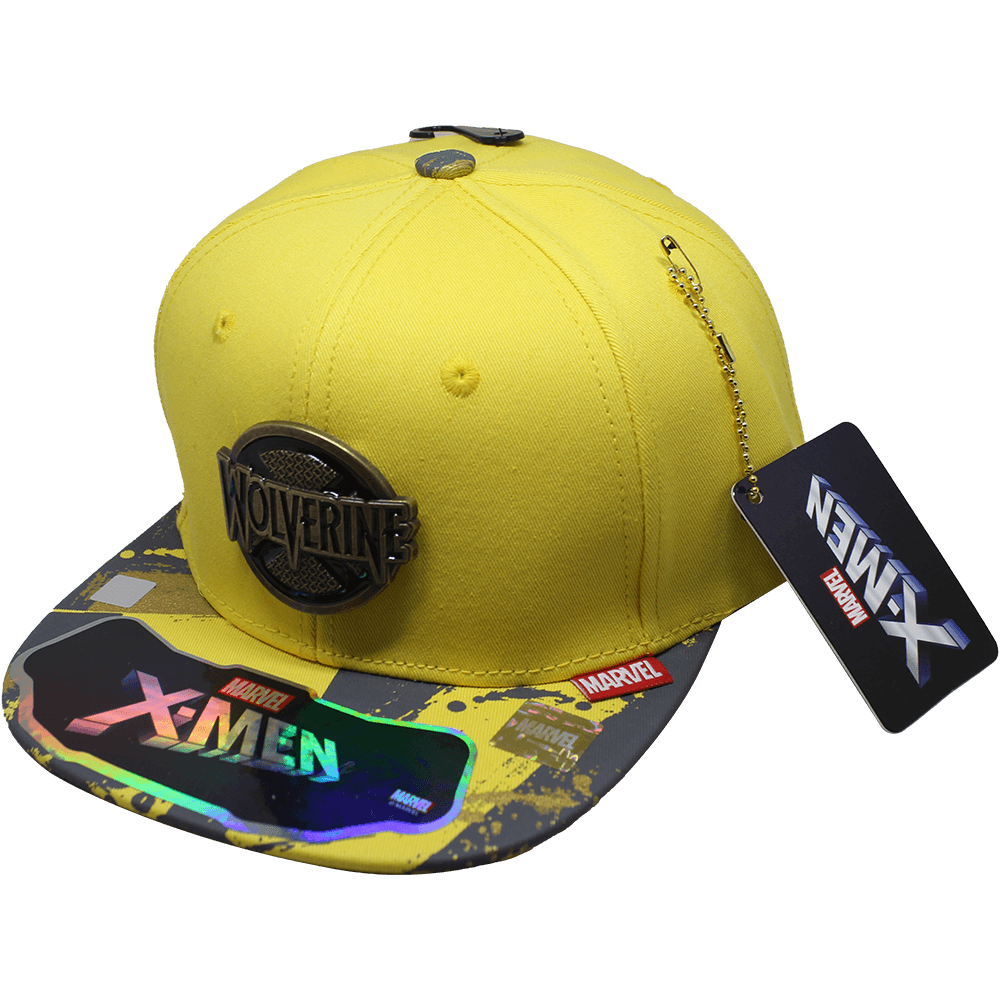 Gorra Marvel Placa Wolverine Latón Viejo 305 Color Amarillo