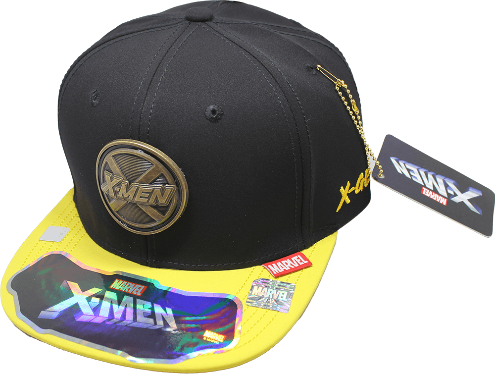 Gorra Marvel X-men Latón Viejo 301 Color Negro/ Amarillo