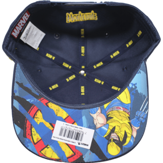 Foto 3 | Gorra Marvel Placa Wolverine Garras Latón Viejo 306 Color Azul Marino