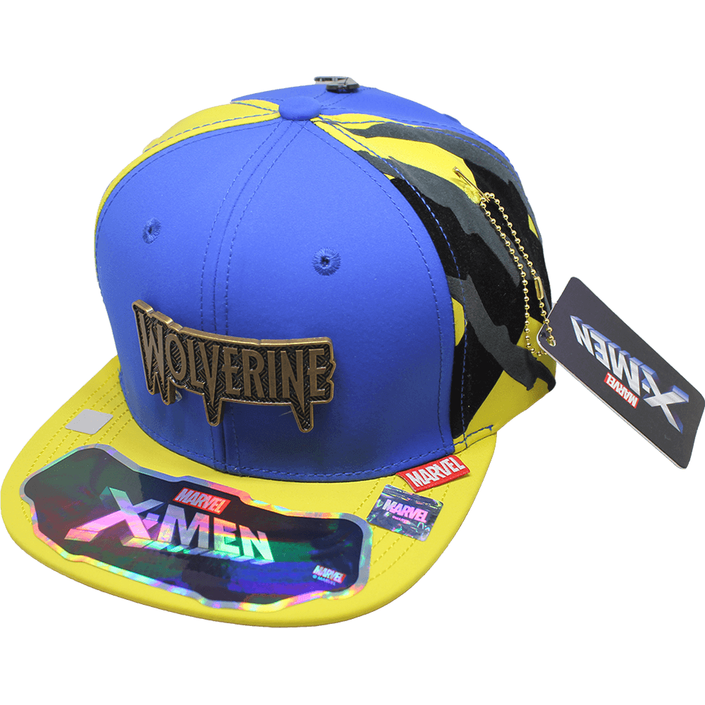 Gorra Marvel Placa Wolverine Latón Vintage 304 Color Rey/ Amarillo