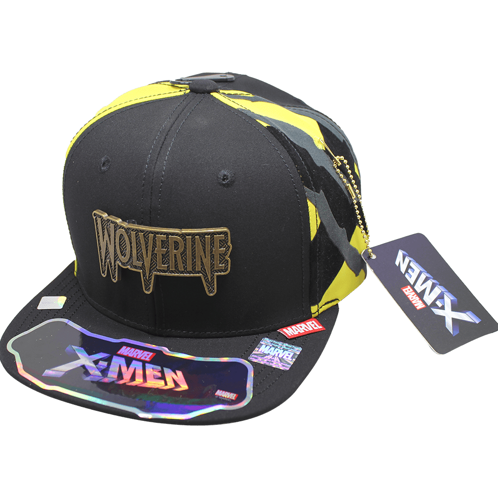 Gorra Marvel Placa Wolverine Latón Vintage 304 Color Negro