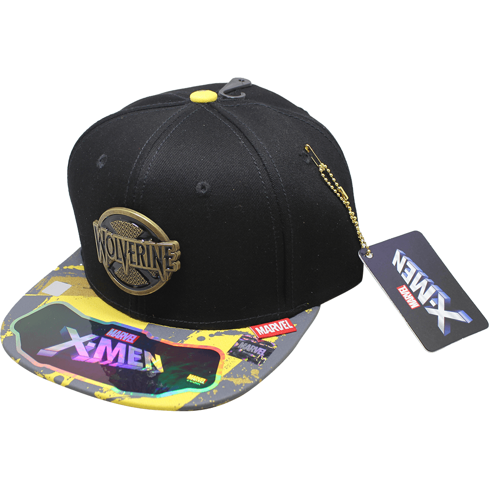 Gorra Marvel Placa Wolverine Latón Viejo 305 Color Negro