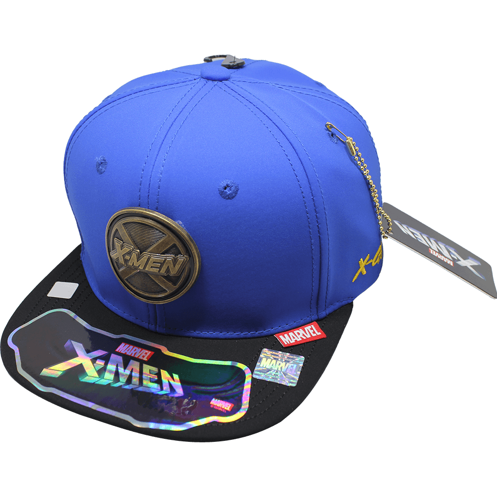 Gorra Marvel X-men Latón Viejo 301 Color Azul Rey