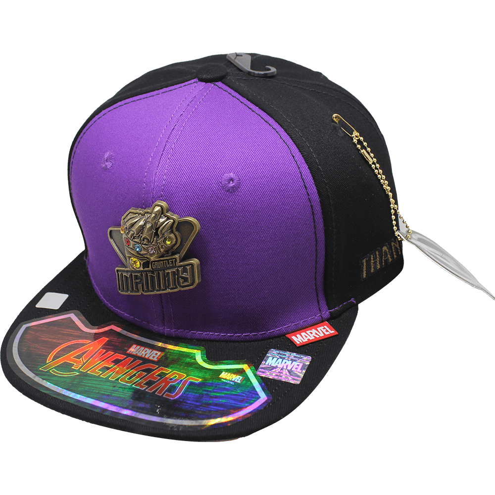 Gorra Marvel Thanos Infinity Gauntlet 103 Color Negro/  Morado/ Negro