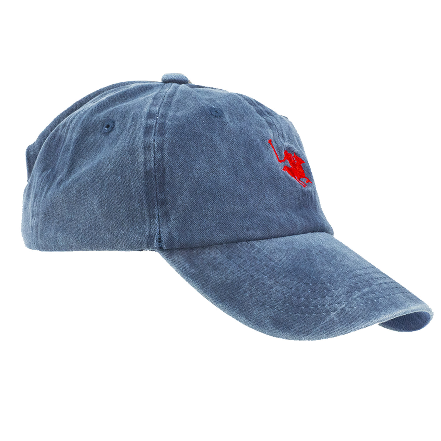 Gorra Polo Yorkshire Polo Club  Color Azul Hombre Modelo Acidwash2am