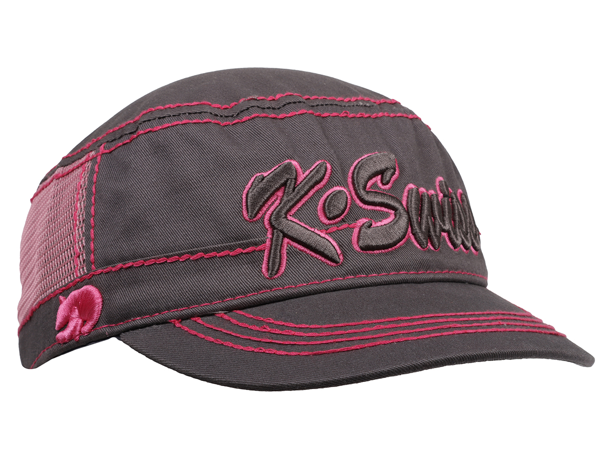 Foto 2 pulgar | Gorra Cachucha K-swiss Logo Cómoda Ajustable Negro/rosa