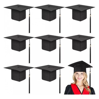 Foto 2 | Juego De Gorras De Graduación De 8 Piezas Con Borla Ajustable - Venta Internacional.