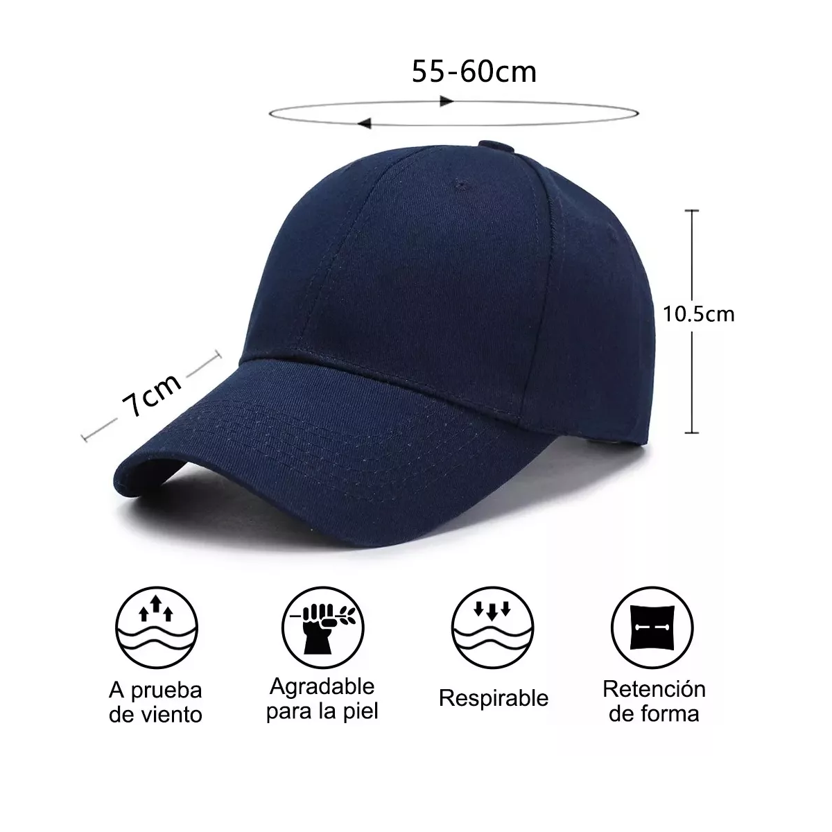 Foto 4 pulgar | Pack Gorra De Béisbol Cómoda Para Deportes Al Aire Libre Eo Safe Imports Esi-15776 Multicolor