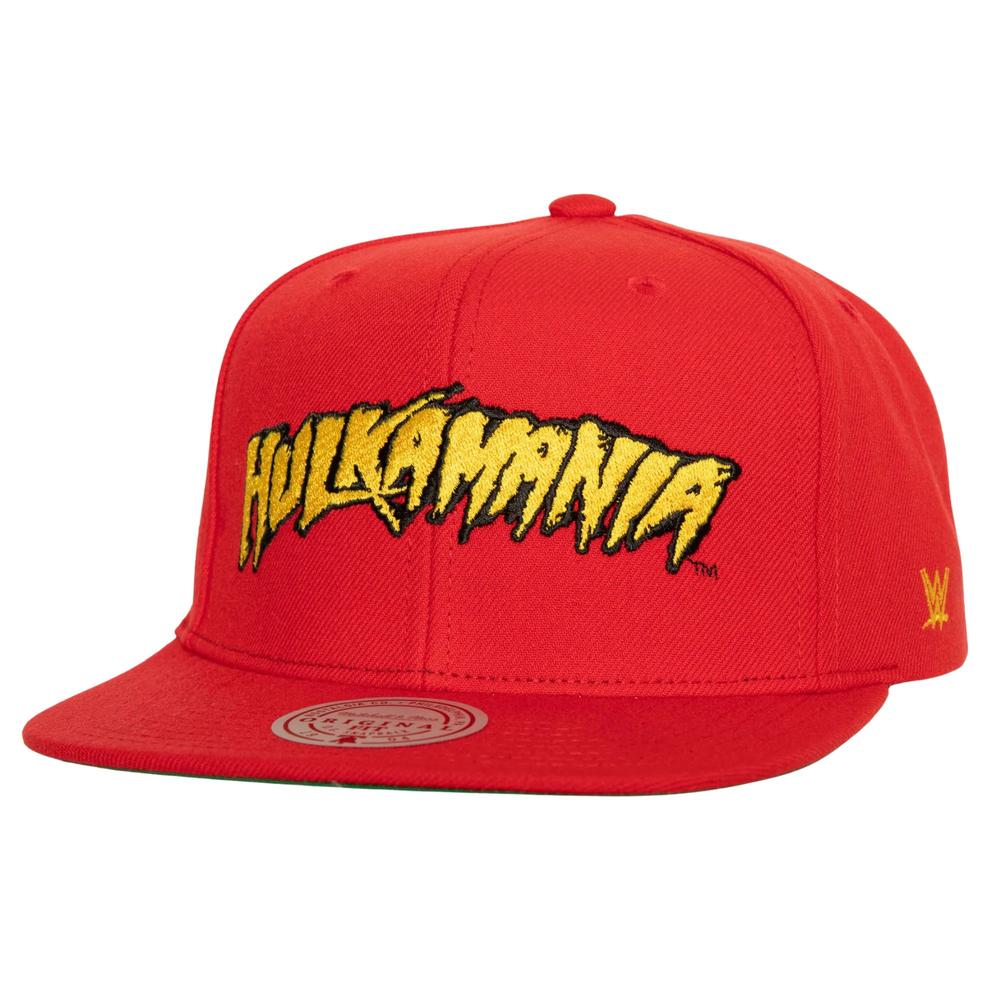 Gorra Mitchell & Ness Wwe Hulk Hogan Unisex Snapback Rojo