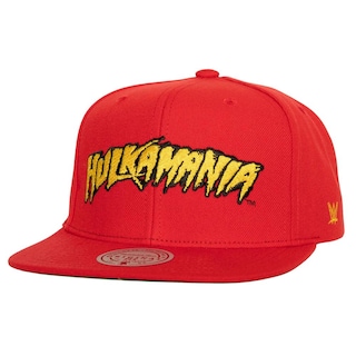 Foto 1 | Gorra Mitchell & Ness Wwe Hulk Hogan Unisex Snapback Rojo