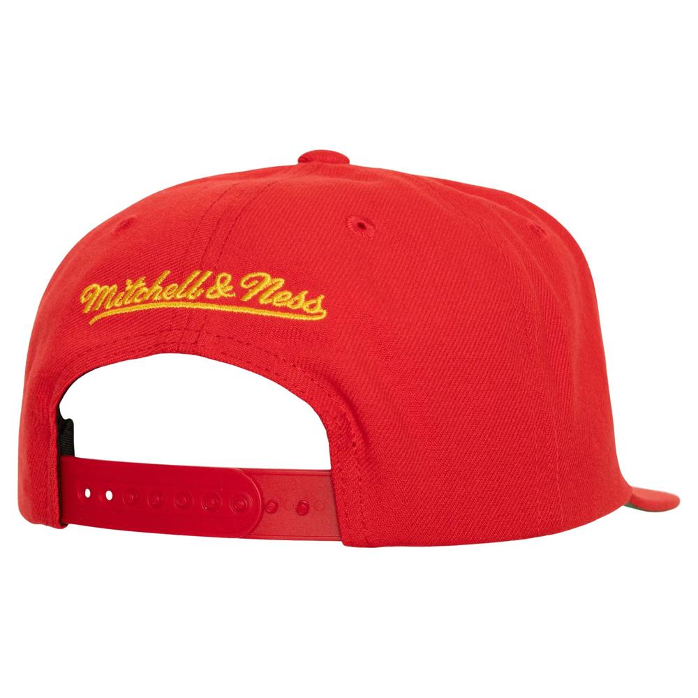 Foto 3 pulgar | Gorra Mitchell & Ness Wwe Hulk Hogan Unisex Snapback Rojo