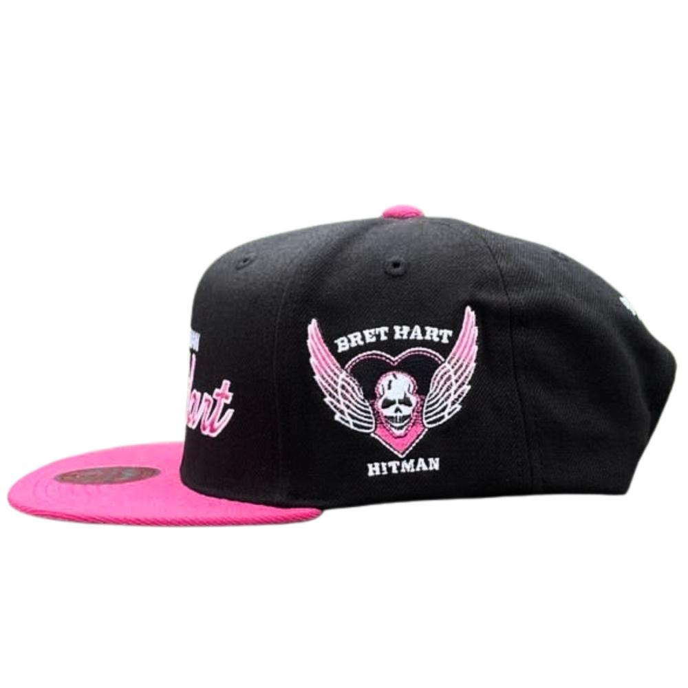 Foto 3 pulgar | Gorra Mitchell & Ness Wwe The Hitman Breat Hart Negro
