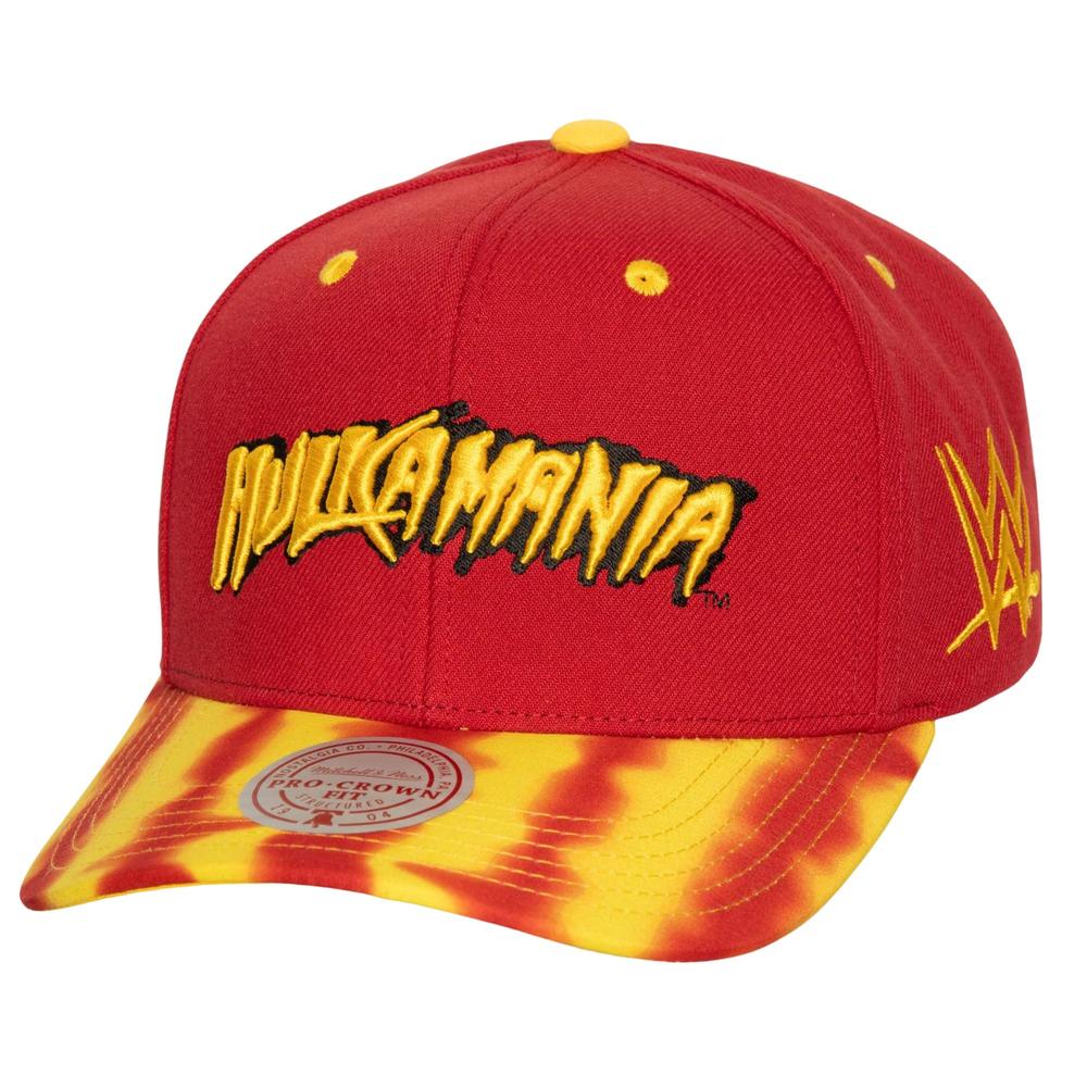 Foto 2 pulgar | Gorra Mitchell & Ness Wwe Hulkamania Pro Hulk Hogan Rojo