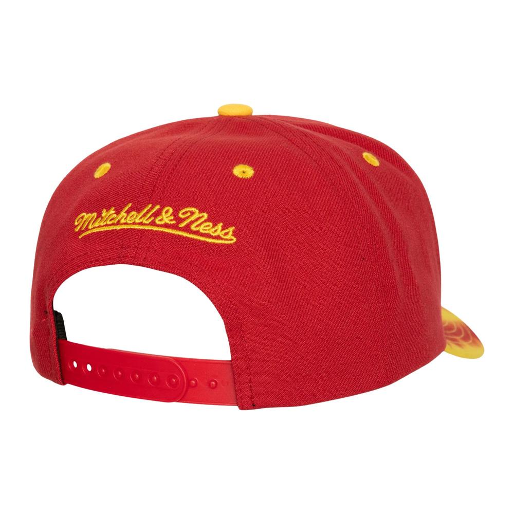 Foto 4 pulgar | Gorra Mitchell & Ness Wwe Hulkamania Pro Hulk Hogan Rojo
