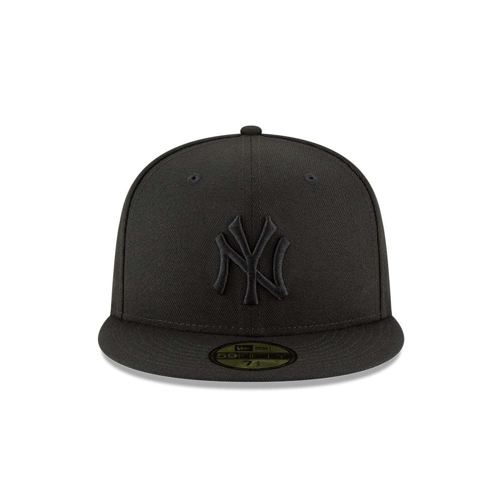 Foto 3 pulgar | New Era Gorra New York Yankees Blackout Basic Mlb 59fifty Negra Color Negro