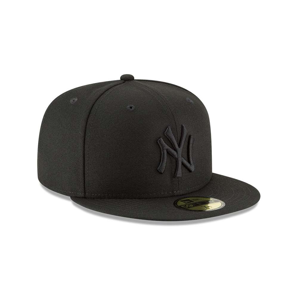 Foto 4 pulgar | New Era Gorra New York Yankees Blackout Basic Mlb 59fifty Negra Color Negro