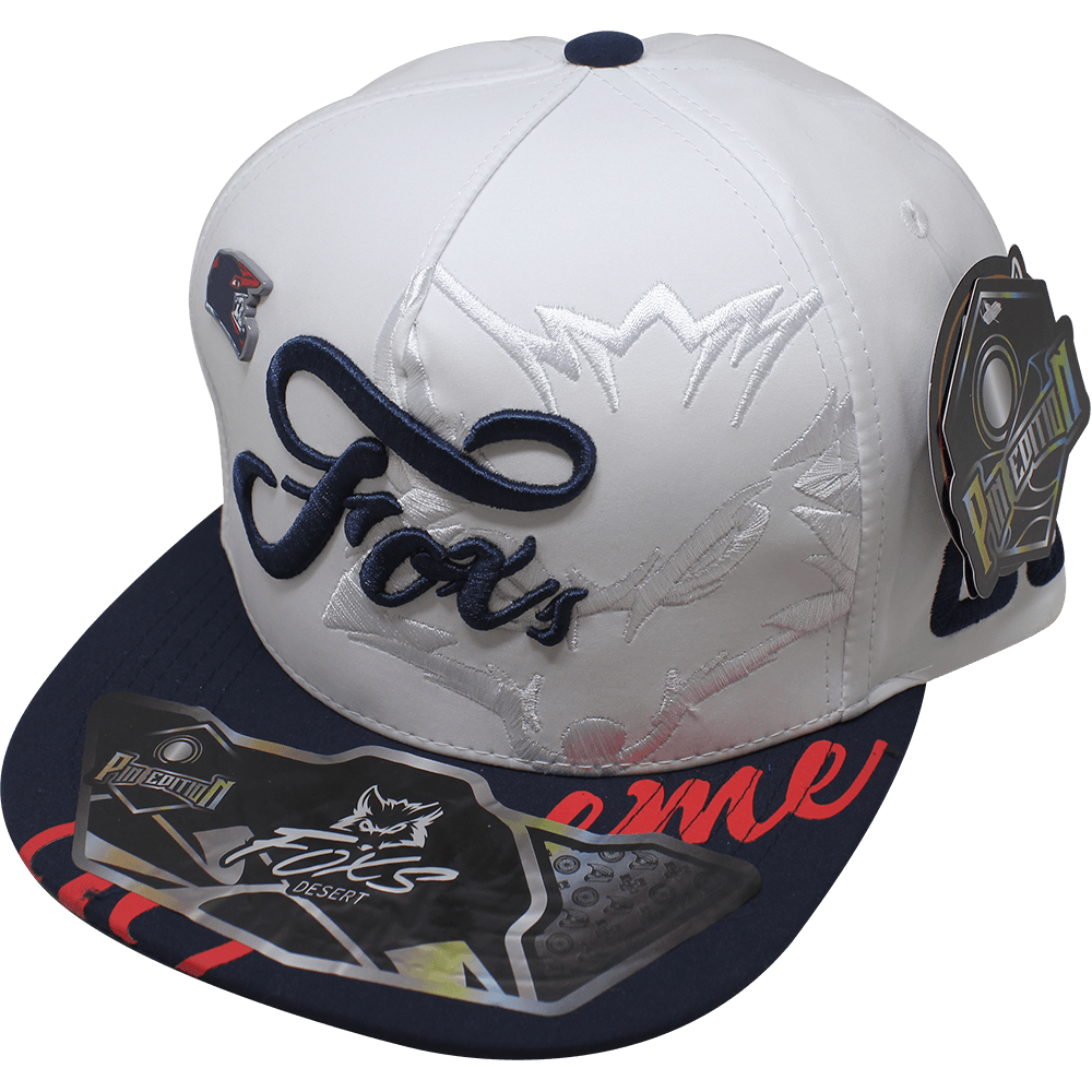 Gorra Fox´s Desert Pin Metal 902 Color Blanco/ Negro