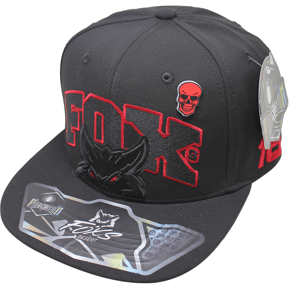 Gorra Fox´s Desert Pin Metal 901 Color Negro