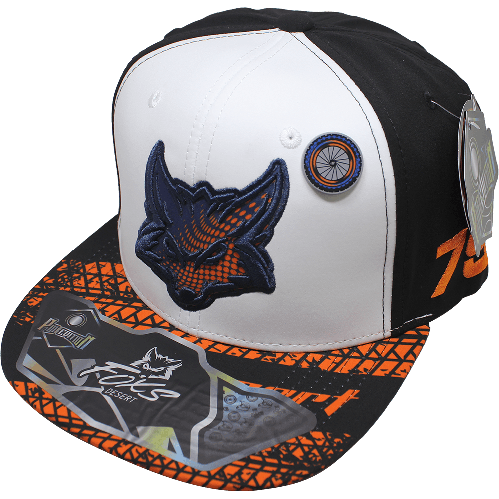 Foto 2 pulgar | Gorra Fox´s Desert Pin Metal 906 Color Negro/ Blanco