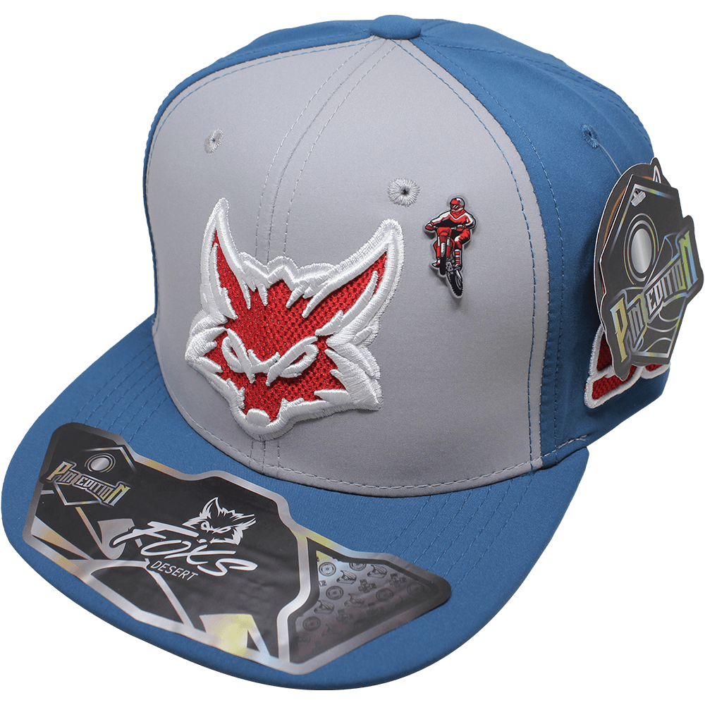 Foto 2 pulgar | Gorra Fox´s Desert Pin Metal 912 Color Azul/ Gris