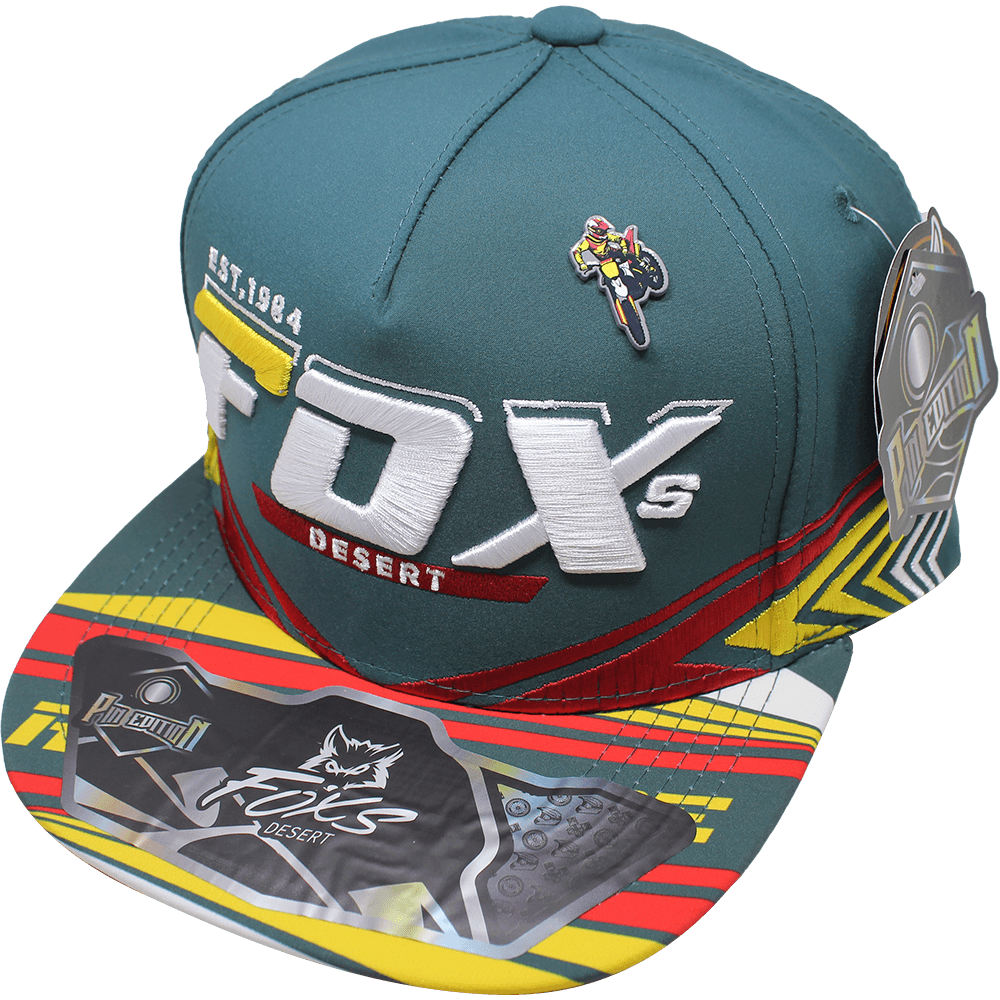 Foto 2 pulgar | Gorra Fox´s Desert Pin Metal 911 Color Verde