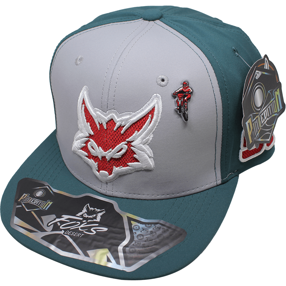 Foto 2 pulgar | Gorra Fox´s Desert Pin Metal 912 Color Verde/ Gris