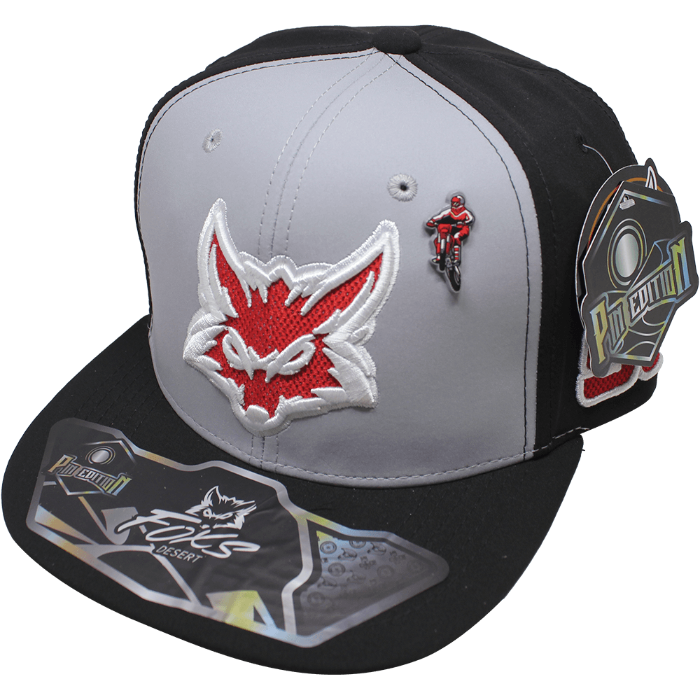 Foto 2 pulgar | Gorra Fox´s Desert Pin Metal 912 Color Negro/ Gris